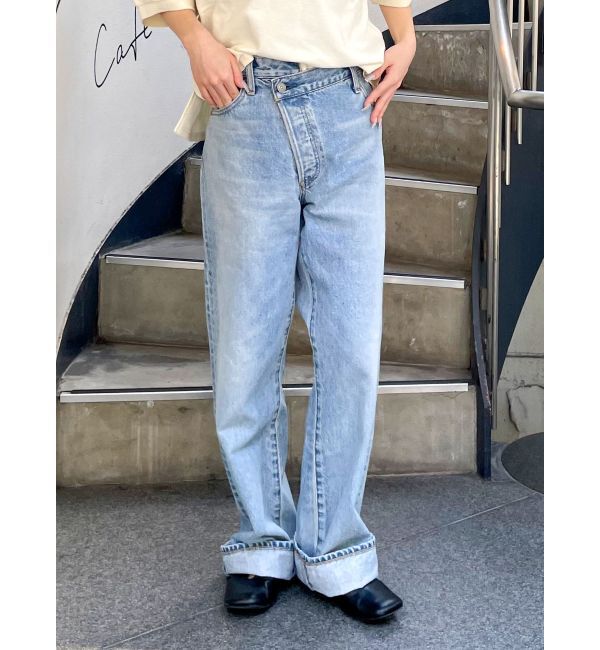 Ungrid「リメイクデザインルーズデニム」|デニム|