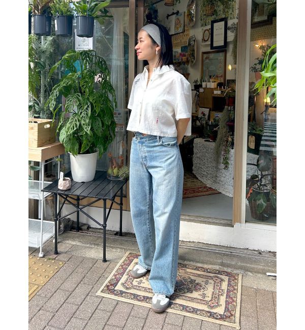 Ungrid「リメイクデザインルーズデニム」|デニム|