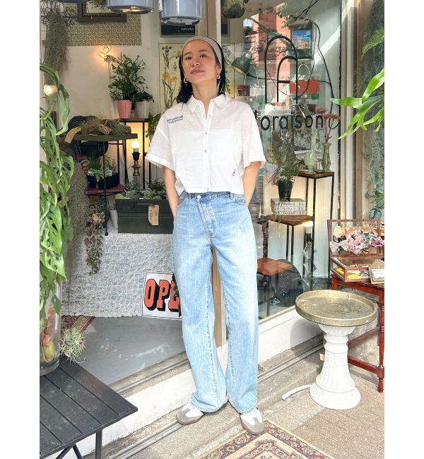 Ungrid「リメイクデザインルーズデニム」|デニム|