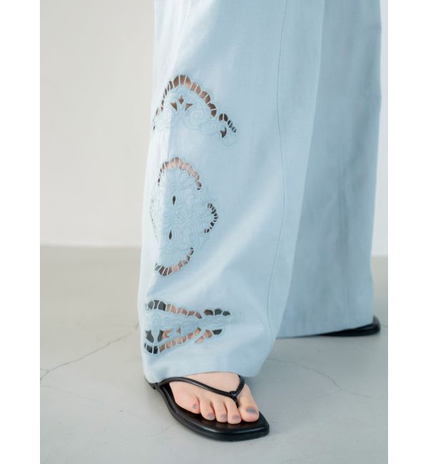 Ungrid「カットワークデザインラフパンツ」|その他|