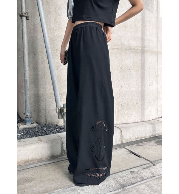 Ungrid「カットワークデザインラフパンツ」|その他|