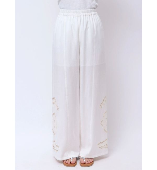 Ungrid「カットワークデザインラフパンツ」|その他|