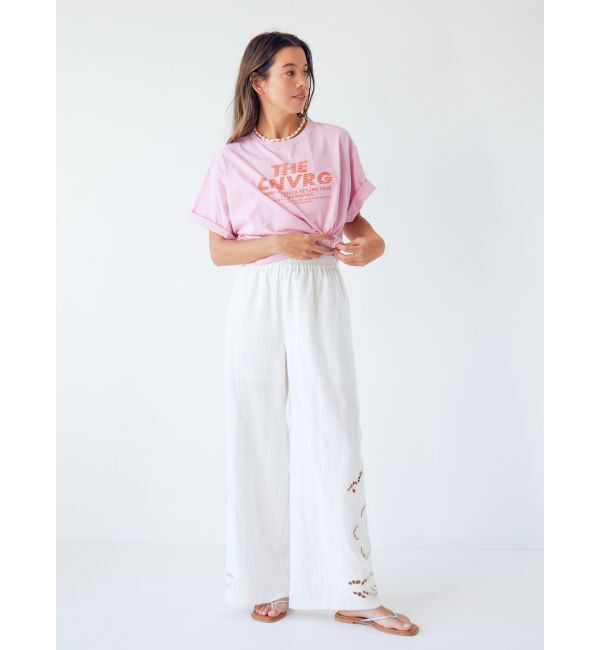 Ungrid「カットワークデザインラフパンツ」|その他|