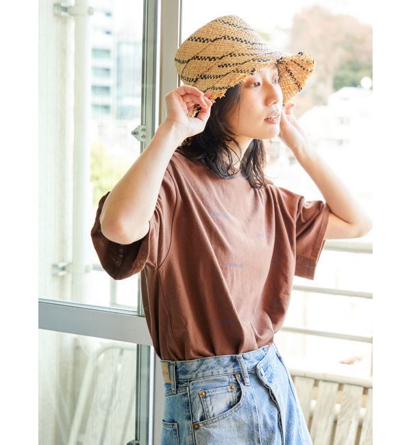 Ungrid「【WEB限定】マルチロゴTee」|Tシャツ・カットソー|ブラウン