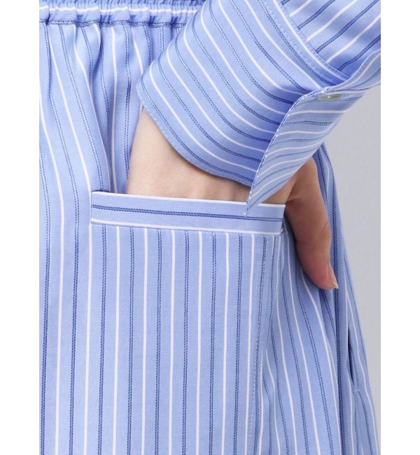 Ungrid「【Htage】カーブデザインストライプパンツ」|その他|