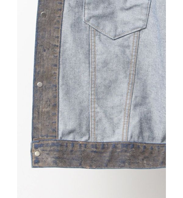 Ungrid「フロッキー起毛デニムジャケット」|デニムジャケット|