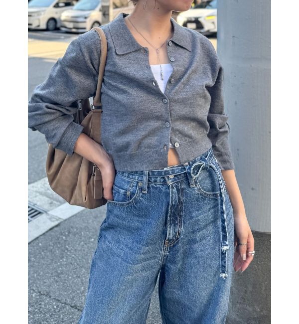 Ungrid「【百田夏菜子コラボ】ニットカーディガン」|カーディガン|