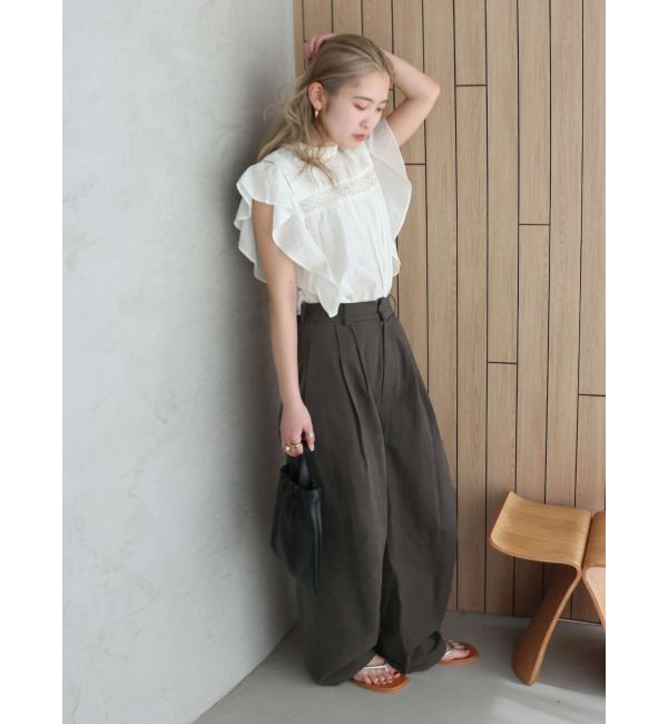 Ungrid「コクーンチノパンツ」|その他|