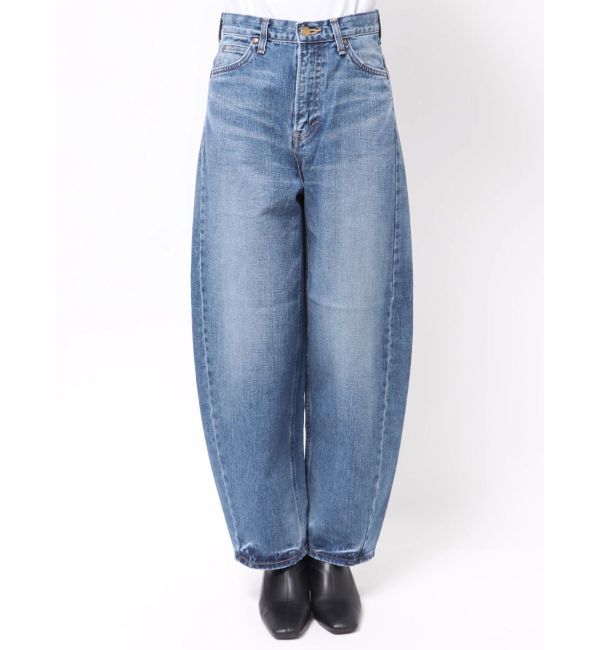 Ungrid「Lee CURVE WIDE PANTS」|デニム|