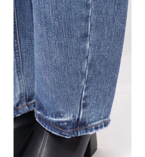 Ungrid「Lee CURVE WIDE PANTS」|デニム|