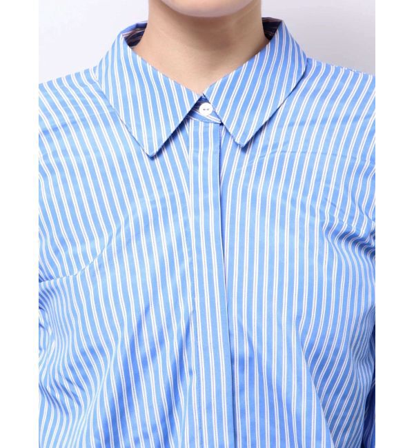 Ungrid「ギャザーデザインルーズシャツ」|シャツ・ブラウス|