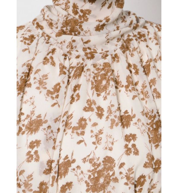 LAGUNAMOON「カウルネックフラワーワンピース」|ワンピース|