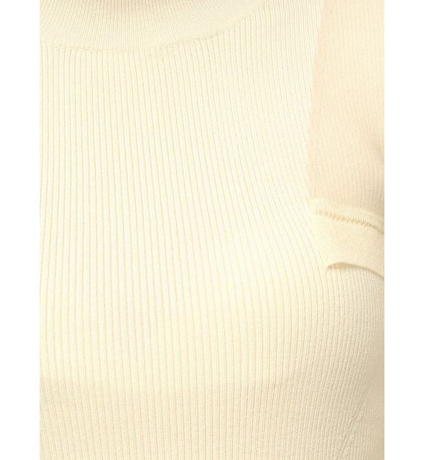 LAGUNAMOON「ハンカチーフスリーブニットプルオーバー」|ニット・セーター|