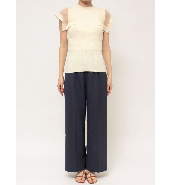 LAGUNAMOON「ハンカチーフスリーブニットプルオーバー」|ニット・セーター|