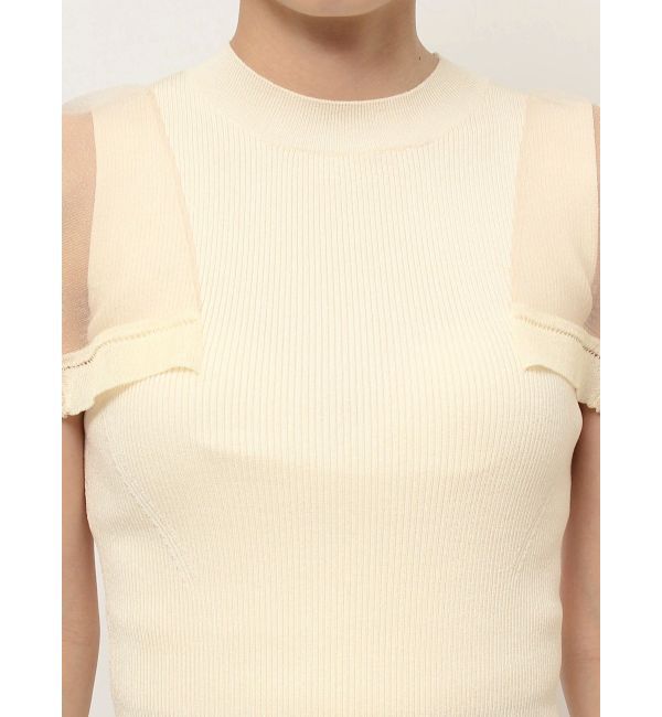 LAGUNAMOON「ハンカチーフスリーブニットプルオーバー」|ニット・セーター|