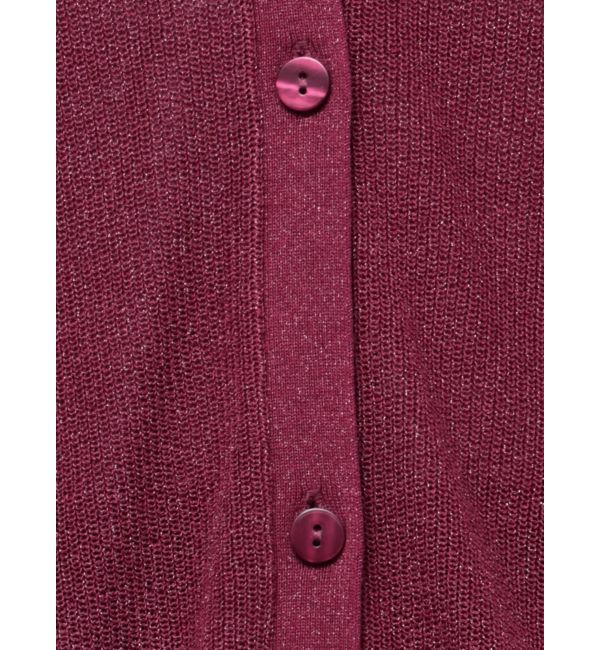 LAGUNAMOON「シャツカラーシアーニットカーディガン」|カーディガン|