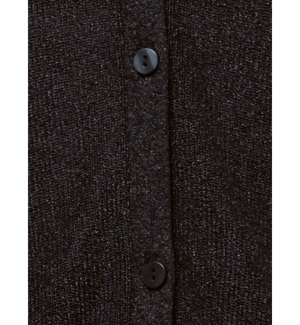 LAGUNAMOON「シャツカラーシアーニットカーディガン」|カーディガン|