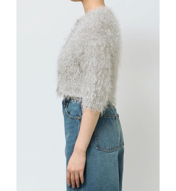 LAGUNAMOON「ラメブレンドシャギーニットカーディガン」|カーディガン|