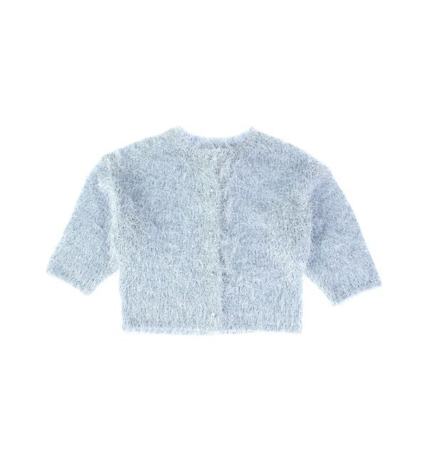 LAGUNAMOON「ラメブレンドシャギーニットカーディガン」|カーディガン|アイスブルー