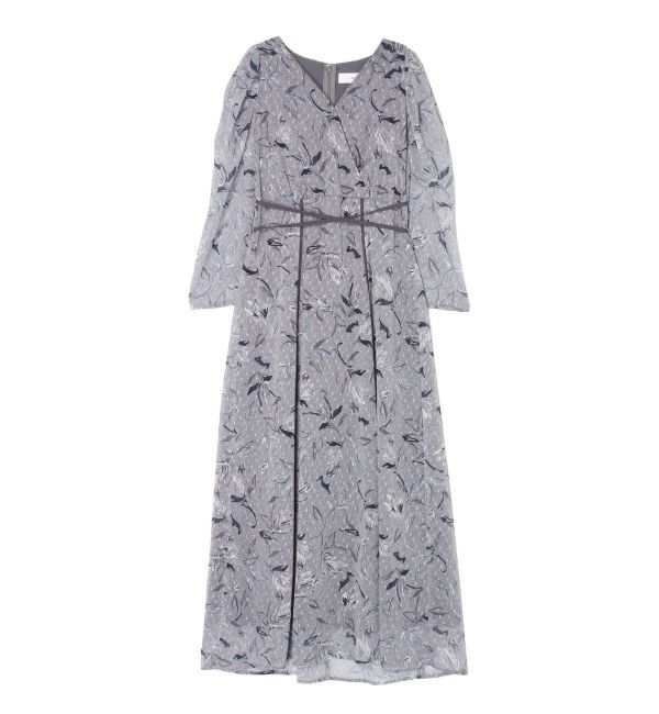 LAGUNAMOON「ペイントフラワーカシュクールワンピース」|ワンピース|