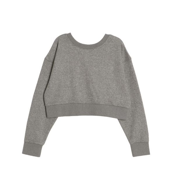 LAGUNAMOON「【WEB限定】ラメスウェットトップス」|スウェット・ジャージ|グレー