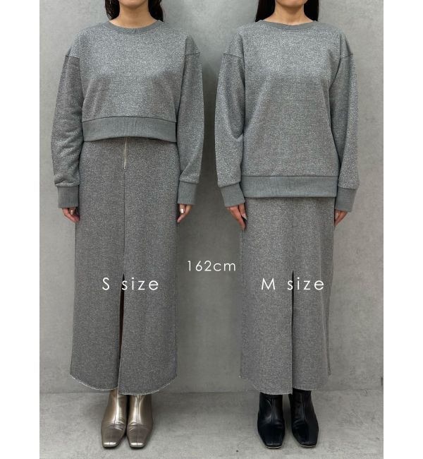 LAGUNAMOON「【WEB限定】ラメスウェットトップス」|スウェット・ジャージ|