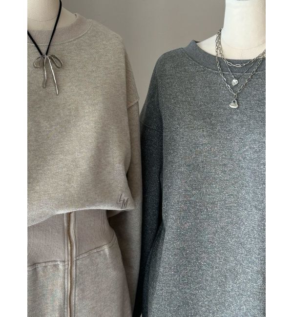 LAGUNAMOON「【WEB限定】ラメスウェットトップス」|スウェット・ジャージ|