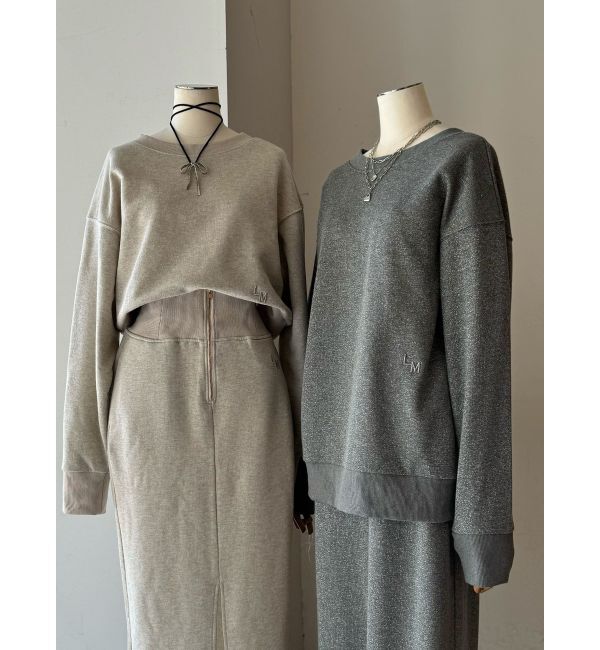 LAGUNAMOON「【WEB限定】ラメスウェットトップス」|スウェット・ジャージ|