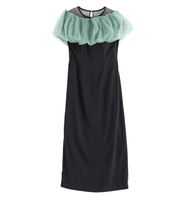 LAGUNAMOON「LADYチュールオフショルIラインドレス」|ドレス|