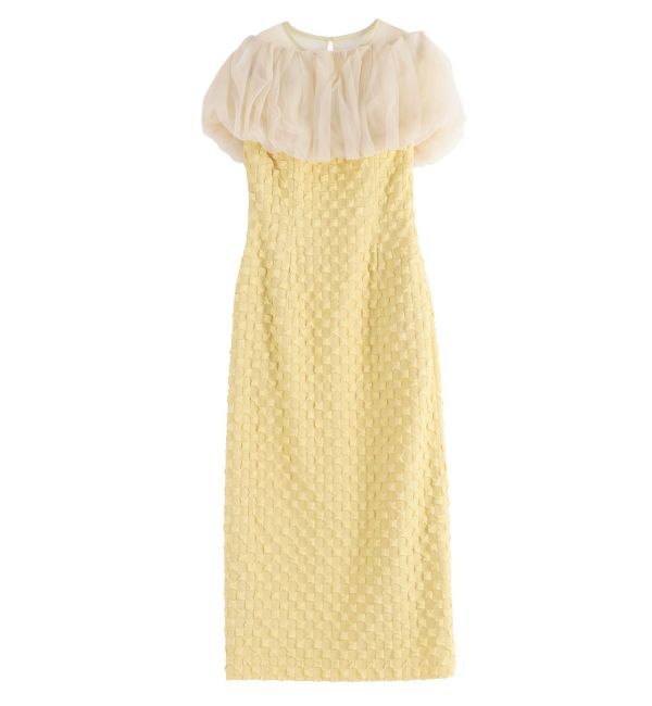 LAGUNAMOON「LADYチュールオフショルIラインドレス」|ドレス|