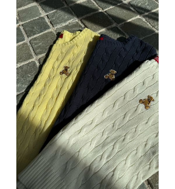 LAGUNAMOON「【POLO BCSコラボ】ベアケーブルニットプルオーバー」|ニット・セーター|