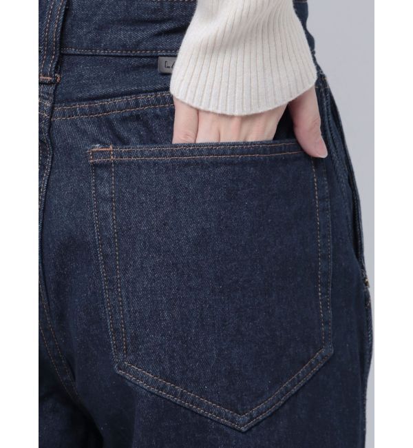 LAGUNAMOON「ハイウエストデニムバギーパンツ」|デニム|