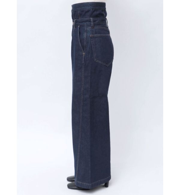LAGUNAMOON「ハイウエストデニムバギーパンツ」|デニム|