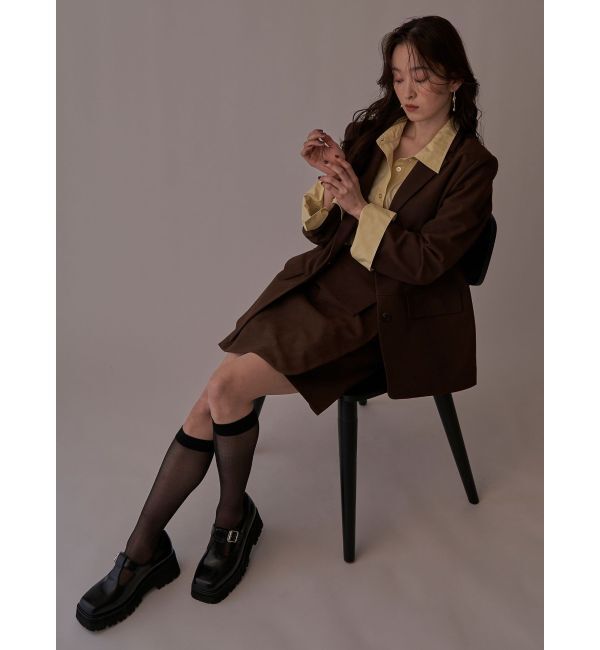 LAGUNAMOON「スエードライクアシメベルトミニスカート」|スカート|