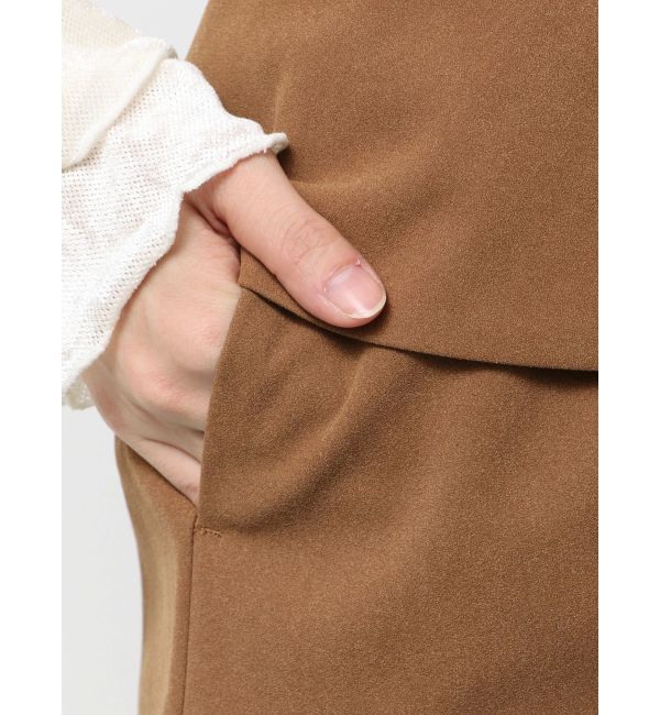 LAGUNAMOON「スエードライクアシメベルトミニスカート」|スカート|