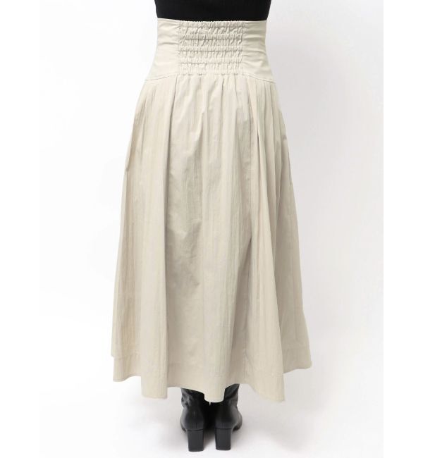 LAGUNAMOON「フロントZIPコルセットデザインフレアスカート」|スカート|