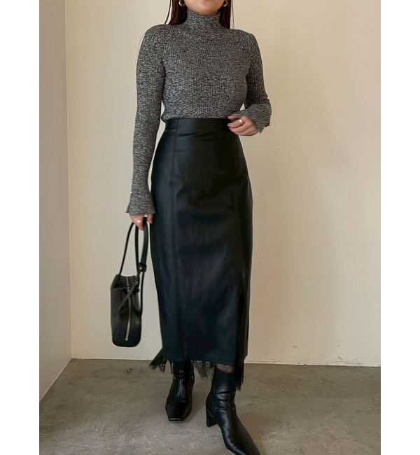 LAGUNAMOON「【WEB限定】メランジタートルニット」|ニット・セーター|