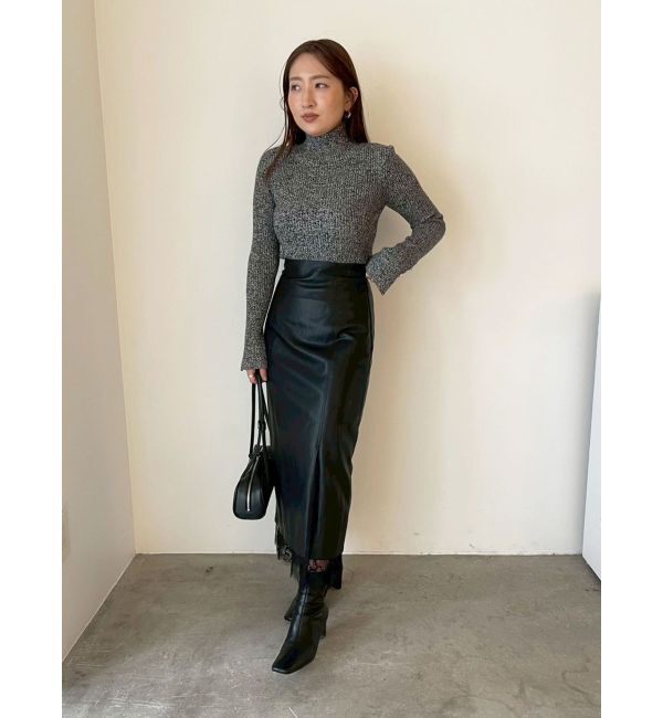 LAGUNAMOON「【WEB限定】メランジタートルニット」|ニット・セーター|