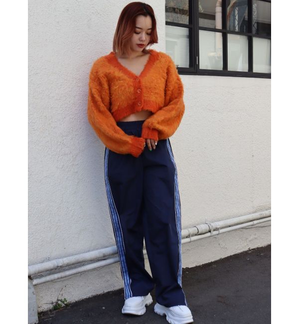 EVRIS「ミックスシャギーショートニットカーディガン」|カーディガン|