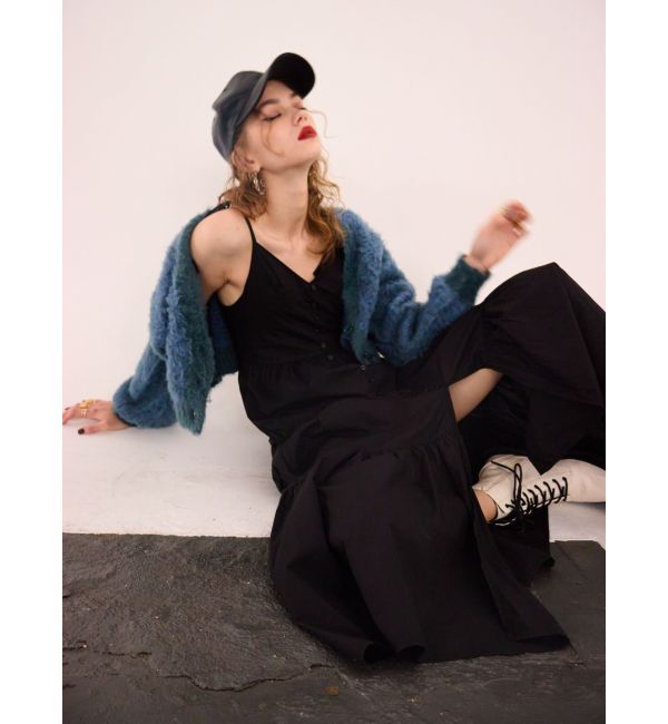 EVRIS「ミックスシャギーショートニットカーディガン」|カーディガン|