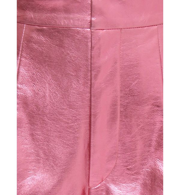 EVRIS「フェイクレザーメタリックショートパンツ」|その他|