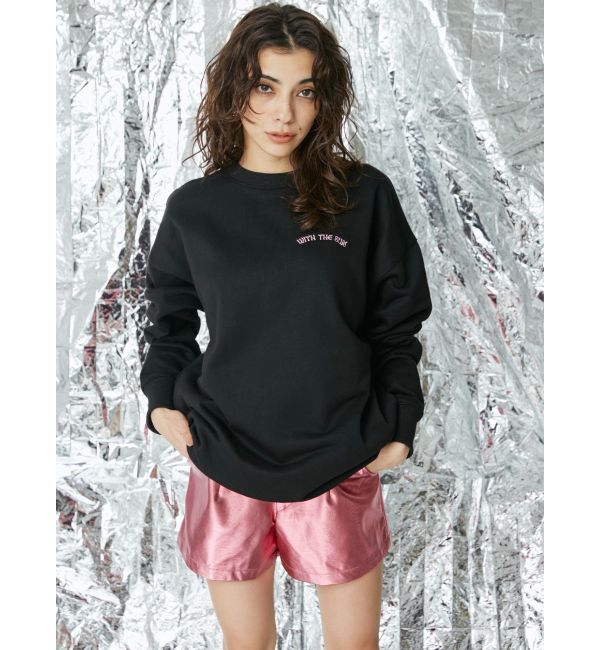 EVRIS「フェイクレザーメタリックショートパンツ」|その他|