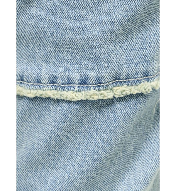 EVRIS「カーゴデザインフレアデニムパンツ」|デニム|