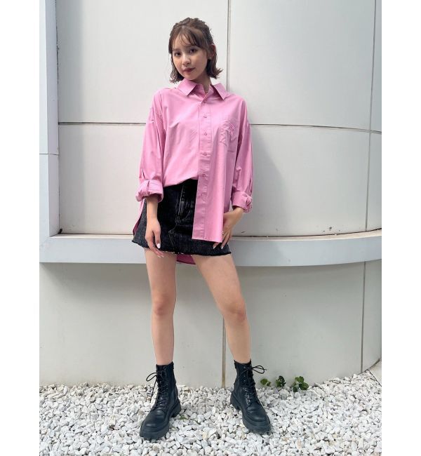 EVRIS「ワンポイントオーバーシャツ」|シャツ・ブラウス|