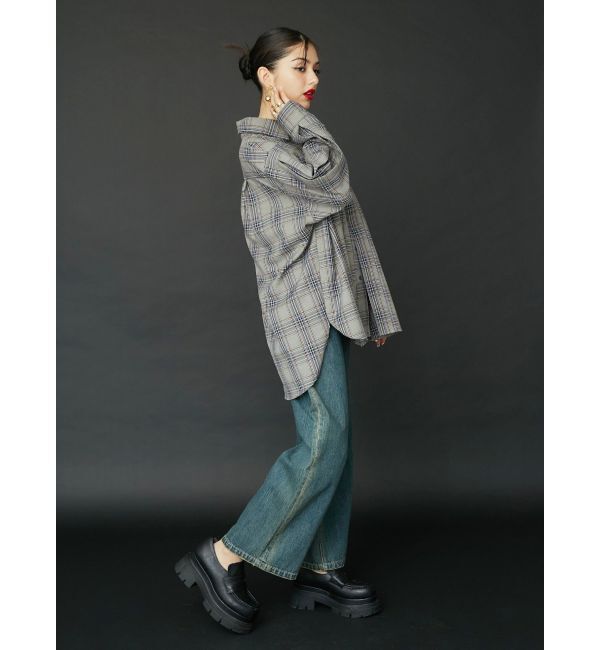 EVRIS「ワンポイントオーバーシャツ」|シャツ・ブラウス|