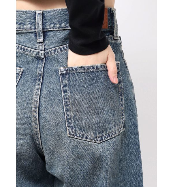EVRIS「ヴィンテージライクボリュームワイドデニムパンツ」|デニム|