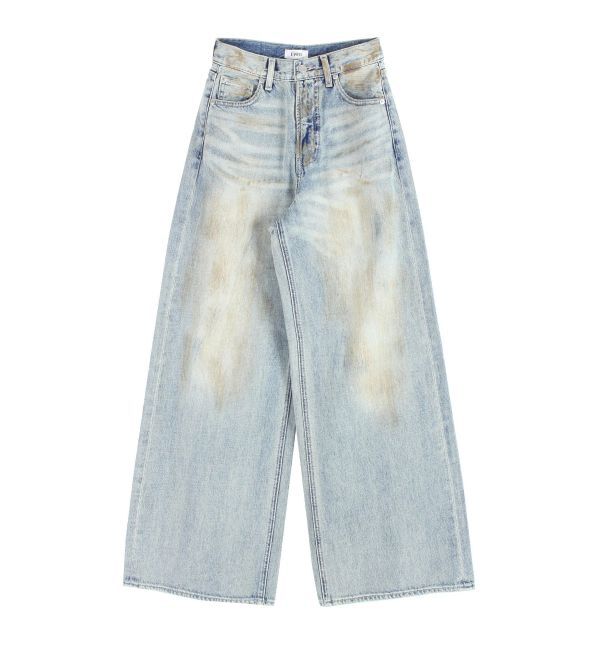 EVRIS「ヴィンテージライクボリュームワイドデニムパンツ」|デニム|