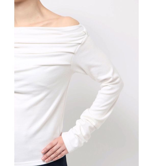 jouetie「ドレープオフショルトップス」|Tシャツ・カットソー|