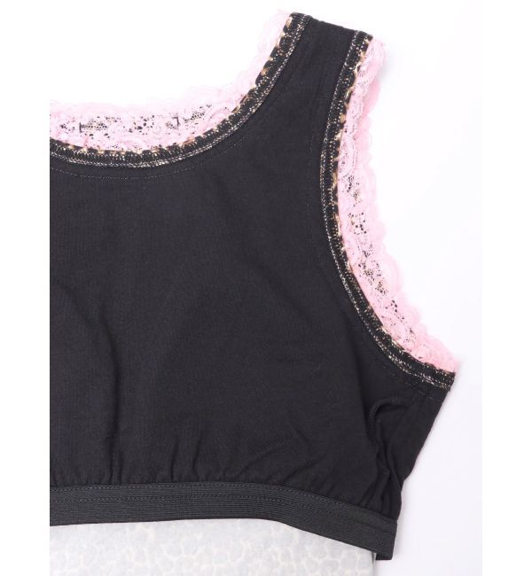 jouetie「レースラインストーンロゴタンクトップ」|タンクトップ|