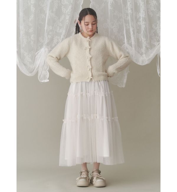 merry jenny「petit flowerチュールキャミワンピース」|ワンピース|